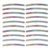 Picture of 20PCS Bling Car Wheel Decorative Stickers, Glitter Stripe Stickers for Car, Fashion Bling Car Wheel Sticker Decal for Women Girls Car Motorcycle Wheel Decorative Stickers Universal (Bling Colorful)