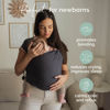 Picture of Boba Bliss Hybrid Baby Carrier Newborn to Toddler - 2-in-1 Baby Wrap & Baby Carrier - Pre-Wrapped Baby Sling Wrap Newborn - Certified Hip-Healthy - Soft & Stretchy Baby Sling- 7-35 lbs (Charcoal)
