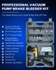 Picture of Orion Motor Tech Brake Bleeder Kit with Hand Vacuum Pump and Adapters, Brake Bleeding Kit for Brake Fluid Power Steering Fluid More, Vacuum Brake Bleeder Pump with Pressure Gauge