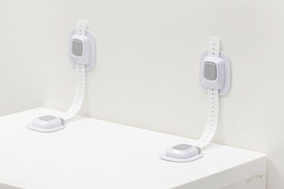 Picture of YEYA No Drill Anti Tip Furniture Straps Wall Anchors for Baby Proofing (2024 Upgraded 4P)