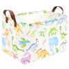 Picture of FXOCSHE Rectangle Dinosaur Basket,Kids Toy Storage Bin,Storage Basket Bins Organizer for Boys Nursery Hamper,Baby Room Decor,Shelf Basket,Gift Basket for Boy and Girl(Dinosaurs)