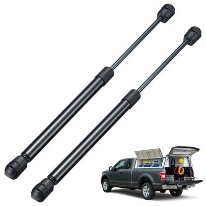Picture of BDFHYK C16-09461 14 inch 40Lbs/（178N）Gas Struts Shocks Lift Support for are Leer Camper Shell Topper Rear Window, Truck Bed Cover, Cabinet lid Door, Trap Door, Outdoor Bench, shed Window, Set of 2