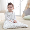 Picture of Mosebears Sleep Sack Baby Winter Wearable Blanket with 2-Way Zipper,2.5 TOG Cotton Sleep Sack Unisex (White Star, 0-6 Months)