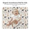 Picture of YIVEKO Baby Waterproof Bed Pad Washable Mattress Pad Reusable Underpads Bed Wetting Incontinence Cover for Baby Toddler Children and Adults