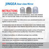Picture of 10.5" Rear view mirror, Interior mirror rearview mirror Kit Compatible With Toyota Corolla, RAV4, Ford Focus, Jeep Wrangler, CJ, Nissan Rogue, Murano, Kicks, Sentra, Altima, Armada SUV, Car