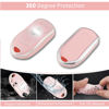 Picture of Pangpai Pink Key Fob Cover for Buick, Soft TPU Key Case Protection with Bling Keychain Fit for Buick Encore Enclave Lacrosse Envision Verano Regal GL8 5 Buttons Smart Key