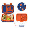 Picture of Bentgo® Kids Prints Tray with Transparent Cover - Reusable, BPA-Free, 5-Compartment Meal Prep Container with Built-In Portion Control for Healthy Meals At Home & On the Go (Sports)