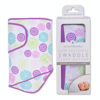 Picture of Miracle Blanket Swaddle Wrap - Boy, Girl, or Neutral Receiving Baby Blanket - Soft, Wearable Sleep Sack Essential for Newborns and Infants (Colorful Burst)