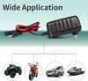 Picture of 12V / 6V Battery Trickle Charger Maintainer, 1.5A Automatic Smart Float Charger Battery Tender Charger for Motorcycle Lawn Mower Car Boat Tractor ATV, SLA VRLA Gel Cell AGM Lead Acid Batteries