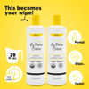 Picture of La Petite Creme French Premium Diapering Lotion - Diaper Cream Alternative to Baby Wipes - Moisturizer & Skin Cleanser - USDA Certified Organic Ingredients - Baby Essentials (2 Bottles of 20 oz)