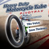 Picture of PIVOTRAX 2.25/2.50-16 (70/90-16) 16" Heavy Duty Mini Dirt Bike Inner Tube - 2 mm Reinforced Thickness - TR4 Valve Stem Straight