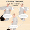 Picture of Bublo Baby Swaddles for Newborns Girl - 3 Pack Baby Swaddles 3-6 Months - 3-6-Month swaddles -Baby Swaddle Sleep Sack - Infant Swaddle Sleeping Sack - Swaddle Blanket Wrap (Pastel Grey-White Solid)