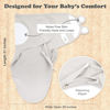 Picture of Bublo Baby Swaddle Sleep Sack with Zipper - Swaddles for Newborns - 3 Pack Organic Baby Swaddles for 0-3 Months - Infant Sleeping Swaddle Sack - Adjustable Swaddle Blanket Wrap Boy Girl