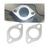 Picture of 2PCS Car Exhaust Gasket, Ultra Seal 2-Bolt 2-Inch Exhaust Flange Gasket Standard Exhaust Gasket, Reinforced High Temperature Gasket Exhaust Flange Gasket Car Accessories