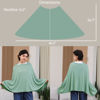 Picture of Seejoy Multi-use Nursing Cover for Breastfeeding, 360°Full Coverage Nursing Poncho, Rayon Soft & Breathable Breastfeeding Cover up (Smooth Rayon, Sage Green)
