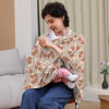 Picture of Seejoy Multi-use Nursing Cover for Breastfeeding, 360°Full Coverage Nursing Poncho, Rayon Soft & Breathable Breastfeeding Cover up (Smooth Rayon, Floral Leaf)