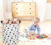 Picture of Sanjiaofen Kids Laundry Hamper,Dog Laundry Basket Collapsible Puppy Storage Baskets for Home Decor,Office,Toy Organizer,(Dog paw)