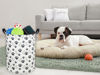 Picture of Sanjiaofen Kids Laundry Hamper,Dog Laundry Basket Collapsible Puppy Storage Baskets for Home Decor,Office,Toy Organizer,(Dog paw)