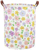 Picture of Sanjiaofen Kids Laundry Hamper,Flower Laundry Basket Collapsible Girls Storage Baskets for Home Decor,Office,Toy Organizer,(Flower)
