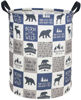 Picture of Sanjiaofen Kids Laundry Hamper, Animal Laundry Basket Collapsible Nordic Style Storage Baskets for Home Decor,Office,Toy Organizer,(Bear)
