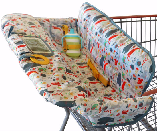 Picture of Suessie Shopping Cart Cover and High Chair Cover, Forest Animals