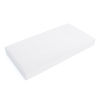 Picture of Amazon Basics 100% Cotton Jersey Knit Fitted Crib Sheet for Boys and Girls, fits Standard Crib and Toddler Mattress, Breathable, Super Soft, 28 x 52 Inches, White