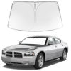 Picture of Proadsy 2024 Upgrade Windshield Sun Shade Custom Fit 2006-2010 Dodge Charger Foldable Front Sunshade Protector Sun Visor Blocks UV Rays Keep Car Cooler