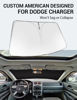 Picture of Proadsy 2024 Upgrade Windshield Sun Shade Custom Fit 2006-2010 Dodge Charger Foldable Front Sunshade Protector Sun Visor Blocks UV Rays Keep Car Cooler