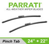Picture of PARRATI® 24 Inch & 22 inch of High Performance Premium All-Season Automotive Replacement Windshield Wiper Blades for Volvo XC90 XC70 S60 S80 V70,Easy DIY Install (Set of 2)