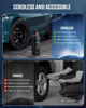 Picture of REHOTTOP Tire Inflator Portable Air Compressor, 160PSI Air Pump for Car Tires, 4X Fast Inflation Air Compressor with Tire Gauge Pressure, Tire Pump with LED for Car Bike Ball (Navy Blue)