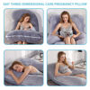 Picture of BATTOP Pregnancy Pillow for Sleeping,Full Body Maternity Pillow with Removable Washable Cover,Support for Back,HIPS,Legs,Belly for Pregnant Women