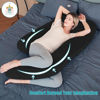 Picture of Cute Castle Pregnancy Pillows, Soft U-Shape Maternity Pillow with Removable Cover - Full Body Pillows for Adults Sleeping - Pregnancy Must Haves - Jumbo 57 Inch - Black