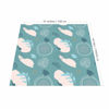 Picture of Splat Mat for Under High Chair/Arts/Crafts, WOMUMON Washable Spill Mat Waterproof Anti-Slip Floor Protector Splash Mat, Messy Mat and Table Cloth