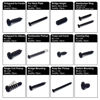 Picture of Guitar Screws Kit,304 Stainless Steel, #2#3#4#6#8 fit Fender & Gibson Pickguard, for Neck Plate Tuning Humbucker SingleCoil Pickup TrussRod Cover Bridge Selector Switch (Stainless Steel Black Coated)
