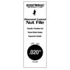 Picture of MusicNomad MN653 Diamond Coated Guitar Nut Slotting File - .020