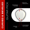 Picture of Acoustik Attak STEALTH Structured Guitar Pick - Small Beveled Guitar Picks, Unique Tone (10 Pack, White)