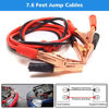 Picture of STDY Car Roadside Emergency Kit, Vehicle Truck Safety Road Side Assistance Kits Auto Accessory, with Jumper Cables, First Aid Kit, Tow Rope, Reflective Triangle, Tire Pressure Gauge, etc