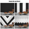Picture of Sonicism 12 Pack Acoustic Wall Panels with Self-Adhesive, 12" X 12" X 0.4" Sound Proof Foam Panels, Decorative Soundproof Wall Panels, Sound Proof Absorbing Tiles for Home & Offices, Black
