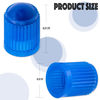 Picture of MEAJOO 15PCS Tire Valve Stem Caps, Corrosion Resistant, with O Rubber Ring, Airtight Seal Heavy Duty Dustproof Tire Valve Stem Covers for Cars, SUV, Trucks, Bikes, Motorcycles, Bicycles(Blue)