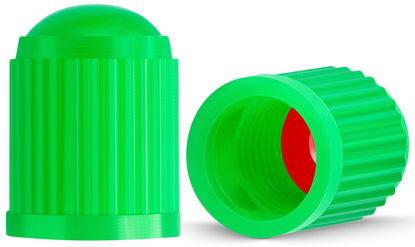Picture of MEAJOO 15PCS Tire Valve Stem Caps, Corrosion Resistant, with O Rubber Ring, Airtight Seal Heavy Duty Dustproof Tire Valve Stem Covers for Cars, SUV, Trucks, Bikes, Motorcycles, Bicycles(Green)