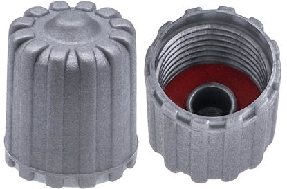 Picture of MEAJOO 10PCS TPMS Tire Valve Stem Caps, Plastic Wheel Tire Valve Stem, with O-Ring Rubber Seal, Universal Tire Valve Stem Covers for Cars, SUV, Trucks, Bikes, Motorcycles, Bicycles(Gray)