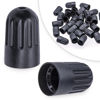 Picture of MEAJOO 30PCS TPMS Tire Valve Long Stem Caps, Black Plastic Wheel Tire Valve Stem for TR20008 TPMS, Universal Long Stem Caps for Cars, SUV, Trucks, Bikes, Motorcycles, Bicycles