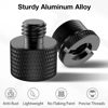 Picture of InnoGear 8 Pieces Mic Stand Adapter, 5/8 Female to 3/8 Male 3/8 Female to 5/8 Male 5/8 Female to 1/4 Male 1/4 Female to 5/8 Male Screw Thread Adapter for Microphone Stand Boom Arm Camera Tripod