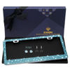 Picture of Bling Rhinestone License Plate Frame for Women，Diamond Sparkly License Plate Frames| Stainless Steel Frames & Over 1200 pcs Finest 14 Facets Glass Crystals Premium Diamond+GiftBox(Blue)