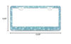 Picture of Bling Rhinestone License Plate Frame for Women，Diamond Sparkly License Plate Frames| Stainless Steel Frames & Over 1200 pcs Finest 14 Facets Glass Crystals Premium Diamond+GiftBox(Blue)
