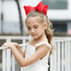 Picture of DEEKA 2 PCS 8" Big Hair Bows Hand-made Grosgrain Ribbon Solid Color Large Bows Alligator Clips Hair Accessories for Girls Set of 2 -Red