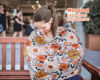 Picture of Rquite Baby Car Seat Cover, Floral Carseat Cover Girls Boy, Breathable Nursing Cover for Breastfeeding, Stretchy Infant Car Seat Cover, Multi Use Car Seat Canopy Baby Carrier Cover Stroller Covers