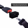 Picture of Morlike Silicone Seatbelt Secure Buckle Safety Cover Lock | Keep Children Safe in Car Seat and Prevent Kids from Accidentally Unbuckling | Buckle Guard Fits Almost Vehicles(Black, 1 Pack)
