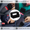 Picture of Morlike Silicone Seatbelt Secure Buckle Safety Cover Lock | Keep Children Safe in Car Seat and Prevent Kids from Accidentally Unbuckling | Buckle Guard Fits Almost Vehicles(Black, 1 Pack)