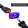 Picture of Morlike Silicone Seatbelt Secure Buckle Safety Cover Lock (Purple, 2 Pack)